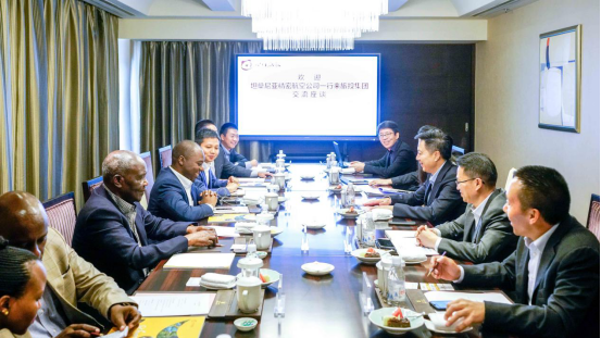 坦桑尼亚驻华参赞一行到凯发K8集团交流座谈