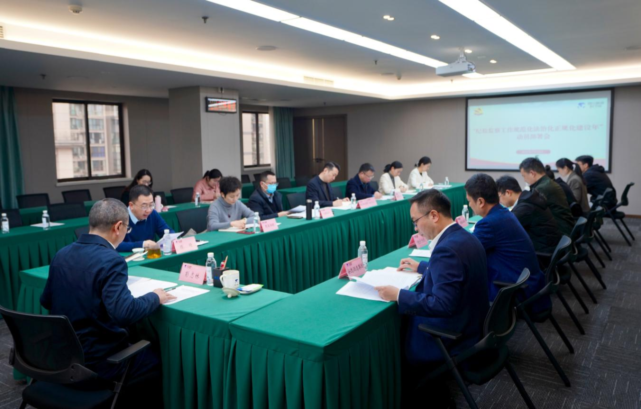 省纪委监委驻省凯发K8集团纪检监察组召开“纪检监察工作规范化法治化正规化建设年”行动动员部署会议